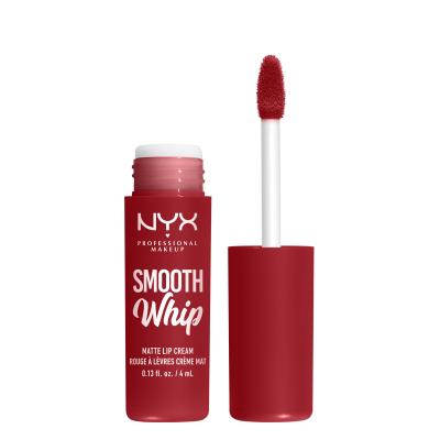 NYX Professional Makeup Smooth Whip Matte Lip Cream Lippenstift für Frauen 4 ml Farbton  14 Velvet Robe