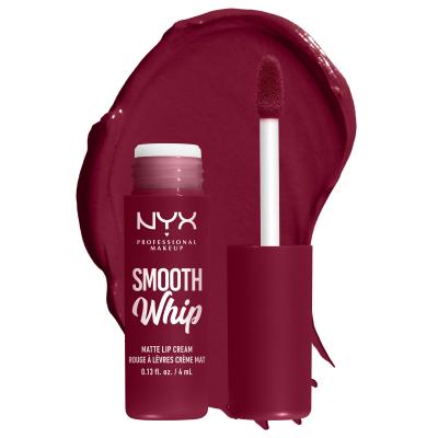 NYX Professional Makeup Smooth Whip Matte Lip Cream Lippenstift für Frauen 4 ml Farbton  15 Chocolate Mousse