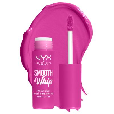 NYX Professional Makeup Smooth Whip Matte Lip Cream Lippenstift für Frauen 4 ml Farbton  20 Pom Pom