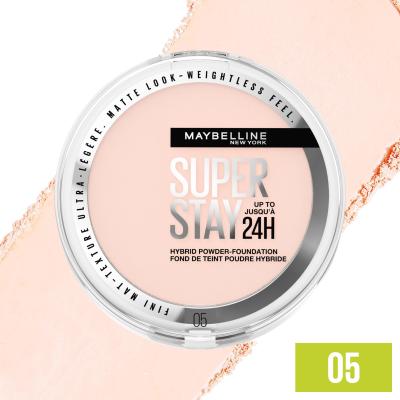 Maybelline Superstay 24H Hybrid Powder-Foundation Foundation für Frauen 9 g Farbton  05