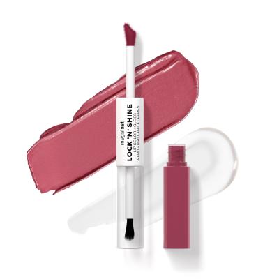 Wet n Wild MegaLast Lock &#039;N&#039; Shine Lip Color + Gloss Lippenstift für Frauen 4 ml Farbton  Pinky Promise