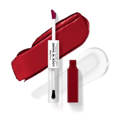 Wet n Wild MegaLast Lock &#039;N&#039; Shine Lip Color + Gloss Lippenstift für Frauen 4 ml Farbton  Red- Y- For Me