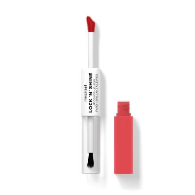 Wet n Wild MegaLast Lock &#039;N&#039; Shine Lip Color + Gloss Lippenstift für Frauen 4 ml Farbton  Shining Hibiscus