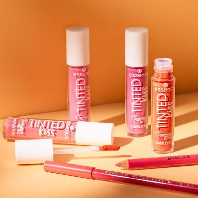 Essence Tinted Kiss Lippenstift für Frauen 4 ml Farbton  01 Pink &amp; Fabulous