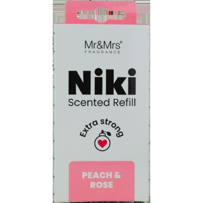 Mr&amp;Mrs Fragrance Niki Refill Peach &amp; Rose Autoduft Nachfüllung 1 St.