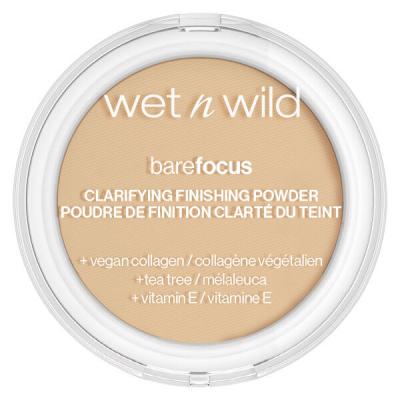 Wet n Wild Bare Focus Clarifying Finishing Powder Puder für Frauen 6 g Farbton  Light-Medium
