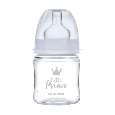 Canpol babies Royal Baby Easy Start Anti-Colic Bottle Little Prince 0m+ Babyflasche für Kinder 120 ml