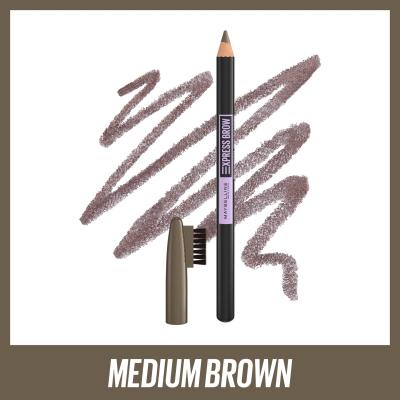 Maybelline Express Brow Shaping Pencil Augenbrauenstift für Frauen 4,3 g Farbton  04 Medium Brown