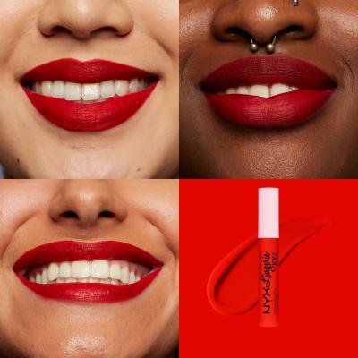 NYX Professional Makeup Lip Lingerie XXL Lippenstift für Frauen 4 ml Farbton  27 On Fuego