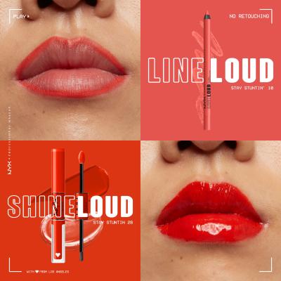NYX Professional Makeup Line Loud Lippenkonturenstift für Frauen 1,2 g Farbton  10 Stay Stuntin