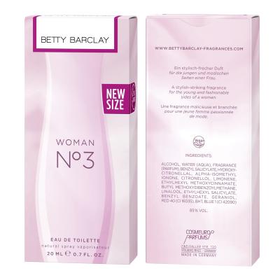 Betty Barclay Woman N°3 Eau de Toilette für Frauen 20 ml