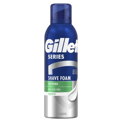 Gillette Series Sensitive Rasierschaum für Herren 200 ml