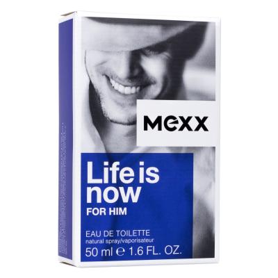 Mexx Life Is Now For Him Eau de Toilette für Herren 50 ml