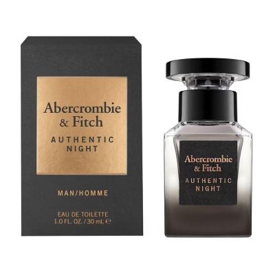 Abercrombie &amp; Fitch Authentic Night Eau de Toilette für Herren 30 ml