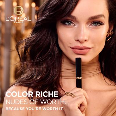 L&#039;Oréal Paris Color Riche Intense Volume Matte Nudes of Worth Lippenstift für Frauen 1,8 g Farbton  540 Le Nude Unstopp