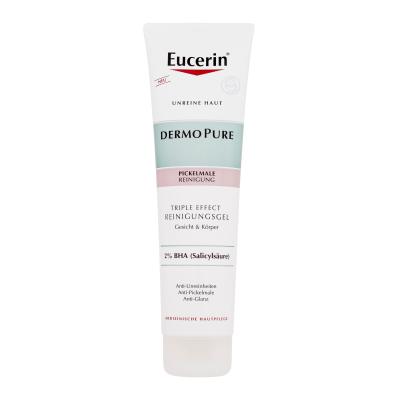 Eucerin DermoPure Triple Effect Cleansing Gel Reinigungsgel für Frauen 150 ml