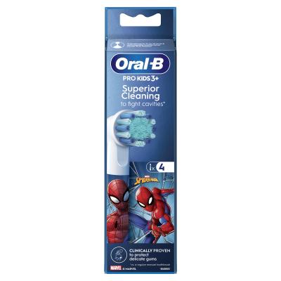 Oral-B Kids Brush Heads Spider-Man Zahnbürstenkopf für Kinder Set