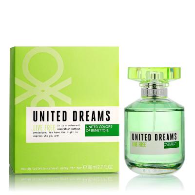 Benetton United Dreams Live Free Eau de Toilette für Frauen 80 ml