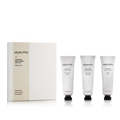 Skybottle Perfumed Hand Cream Gift Set Geschenkset Handcreme White Rain 50 ml + Handcreme Viva La Pink 50 ml + Handcreme Muhwagua 50 ml