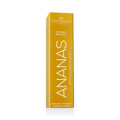 COCOSOLIS Suntan &amp; Body Oil Ananas Sonnenschutz für Frauen 110 ml