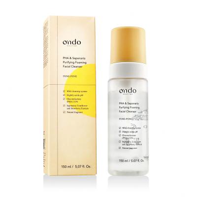 Ondo Beauty 36.5 PONG-PONG PHA &amp; Saponaria Purifying Foaming Facial Cleanser Reinigungsschaum 150 ml