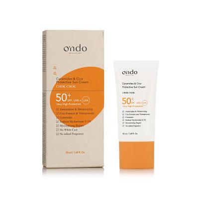 Ondo Beauty 36.5 CHOK-CHOK Ceramides &amp; Cica Protective Sun Cream SPF50+ Sonnenschutz fürs Gesicht 50 ml