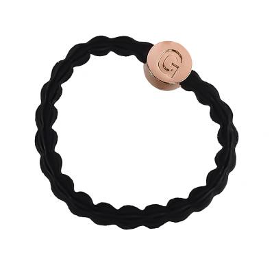 By Eloise London Letter Charms Gold Haargummi 1 St. Farbton  G Black