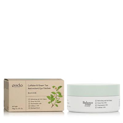 Ondo Beauty 36.5 BAN-JJAK Caffeine &amp; Green Tea Antioxidant Eye Patches Augenmaske 90 ml