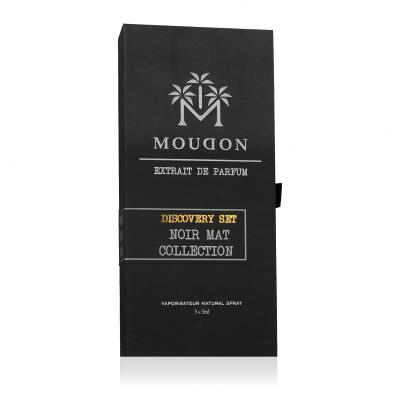 Moudon Discovery Set Noir Mat Collection Geschenkset Extrait de Parfum Embrace 3 ml + Extrait de Parfum Wisdom 3 ml + Extrait de Parfum Charisma 3 ml