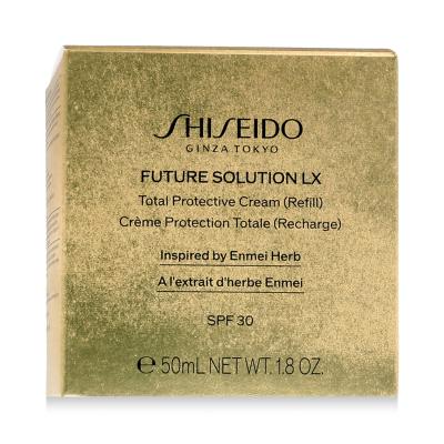 Shiseido Future Solution LX Total Protective Cream SPF30 Tagescreme für Frauen Nachfüllung 50 ml