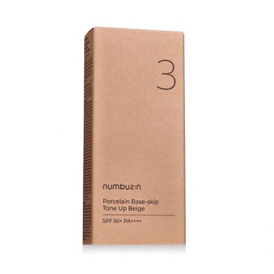 Numbuzin 3 Porcelain Base-Skip Tone Up Beige SPF50+ Make-up Base 50 ml