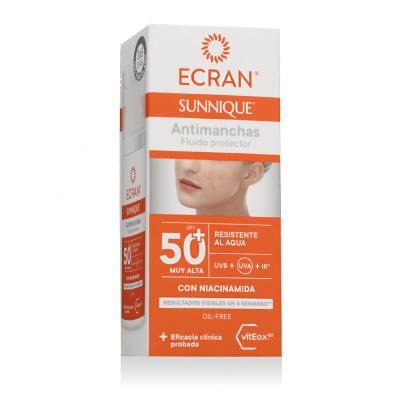 Ecran Sunnique Anti-Dark Spots Protective Fluid SPF50+ Sonnenschutz fürs Gesicht 50 ml