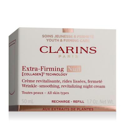 Clarins Extra-Firming Nuit Wrinkle Smoothing Revitalizing Night Cream Nachtcreme für Frauen Nachfüllung 50 ml