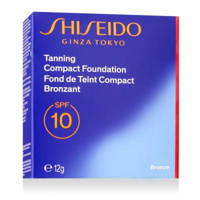 Shiseido Sun Protection Tanning Compact Foundation SPF10 Foundation für Frauen 12 g Farbton  Bronze