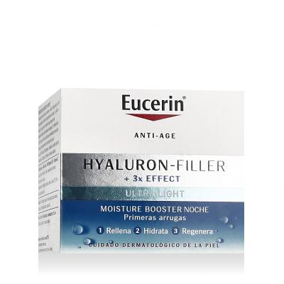 Eucerin Hyaluron-Filler + 3x Effect Moisture Booster Night Nachtcreme für Frauen 50 ml