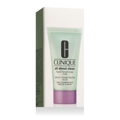 Clinique All About Clean Liquid Facial Soap Mild Reinigungsseife für Frauen 30 ml