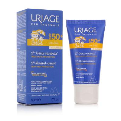 Uriage Bébé 1st Mineral Cream SPF50+ Sonnenschutz für Kinder 50 ml