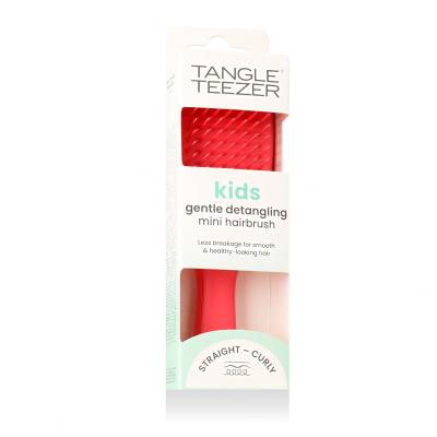 Tangle Teezer The Ultimate Detangler Straight - Curly Mini Haarbürste für Kinder 1 St. Farbton  Pink Punch