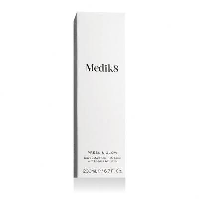 Medik8 Press &amp; Glow Daily Exfoliating PHA Tonic Gesichtswasser und Spray 200 ml