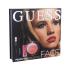 GUESS Look Book Face Geschenkset Rouge 14 g + Lipgloss Matte 4 ml + Mascara Black 4 ml + Kajalstift Black 0,5 g + Spiegel