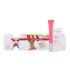 Clarins Beauty Flash Balm Kit Geschenkset Gesichtsbalsam 15 ml + Lipgloss 01 Rose Shimmer 12 ml