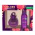 Benetton Colors de Benetton Purple Geschenkset Edt 80 ml + Deodorant 150 ml