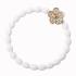 By Eloise London Bling Charms Daisy Flower Haargummi für Frauen 1 St. Farbton  White