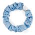 By Eloise London Silk Scrunchie Silver Heart Haargummi für Frauen 1 St. Farbton  Sky Blue