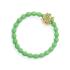 By Eloise London Bling Charms Gold Diamanté Clover Leaf Haargummi für Frauen 1 St. Farbton  Apple Green