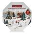 Yankee Candle 24 Days of Fragrance Advent Calendar Geschenkset Teelichter 24 x 9,8 g + Teelichthalter aus Glas