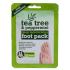 Xpel Tea Tree Tea Tree & Peppermint Deep Moisturising Foot Pack Fußmaske für Frauen 1 St.
