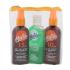 Malibu Dry Oil Spray SPF15 Geschenkset Trockenes Sonnenöl SPF15 100 ml + Trockenes Sonnenöl SPF10 100 ml + Gel nach dem Sonnenbad Aloe Vera 100 ml