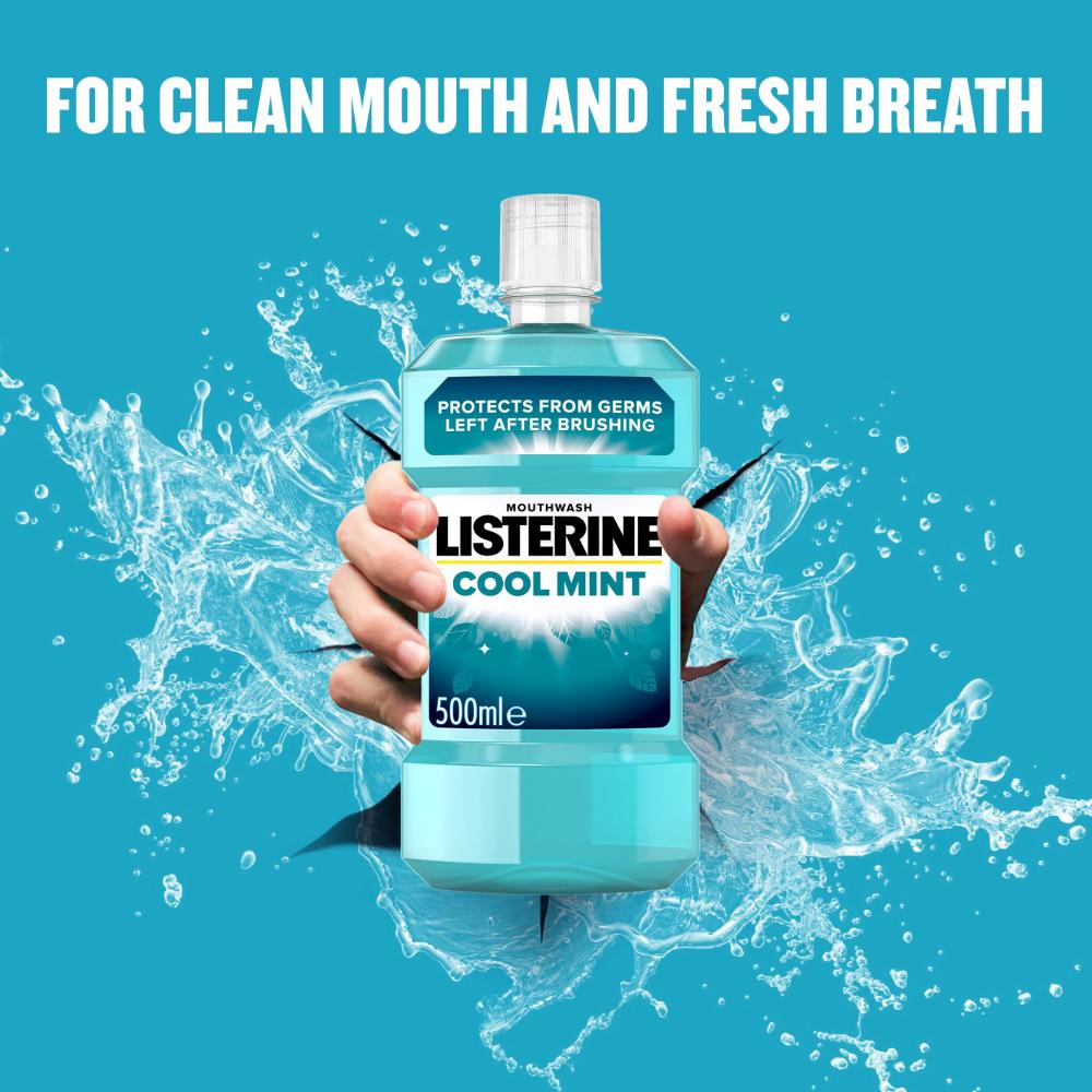Listerine Cool Mint Mouthwash Mundwasser 500 ml | PARFIMO.de® 