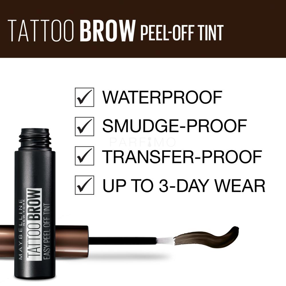 4,6 g Dark Tattoo Brow Augenbrauenfarbe Brown Frauen Maybelline für Farbton